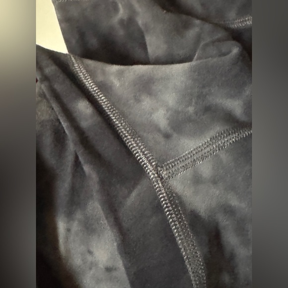 Lululemon Athletica Charcoal Tie-Dye Leggings Diamond Die Aligns 28" - Picture 7 of 10